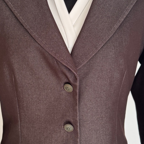 Vintage Elie Tahari Suit in Dark Brown - Picture 3 of 11